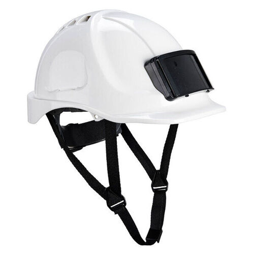 CASQUE ENDURANCE BLANC AVEC PORTE BADGE REF.PB55