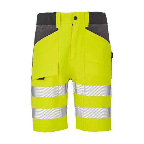 BERMUDA LOOPING HV - JAUNE FLUO / GRIS CHARCOAL REF.1BGRAFHV 2272