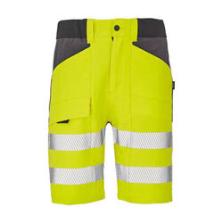 BERMUDA LOOPING HV - JAUNE FLUO / GRIS CHARCOAL REF.1BGRAFHV 2272