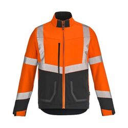 BLOUSON LUX GAMME FLASH HV CP ORANGE/NOIR POLYESTER RECYCLE R&eacute;f.3FLST3PI