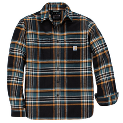 CHEMISE MANCHES LONGUES EN COTON FLANELLE STRETCH REF.107010