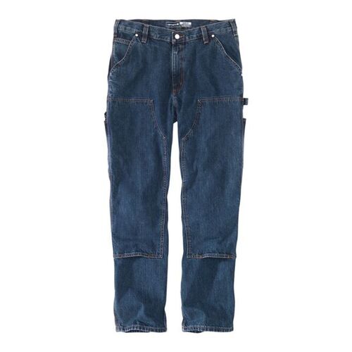 PANTALON JEANS DENIM DOUBLES EMPIECEMENTS COUPE DROITE 416GR REF.104944-H45