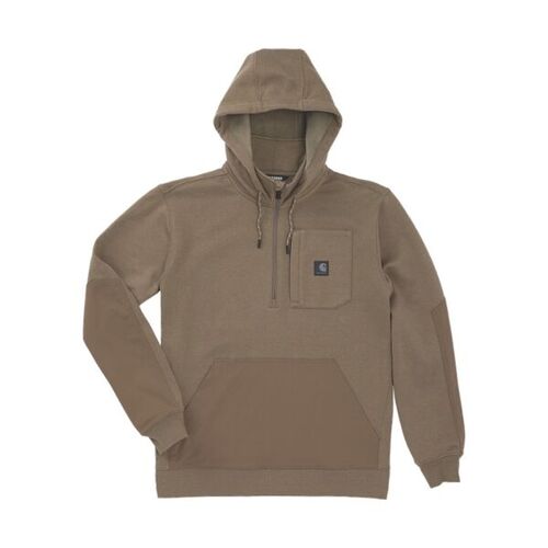 SWEAT A CAPUCHE DEPERLANT STEEL BRIDGEPORT 1/2 ZIP 357GR REF 107701