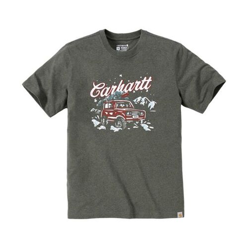 TSHIRT LOGO GRAPHIQUE POITRINE HOLIDAY CAR 60%COTON /40% POLY 229GR REF 107806
