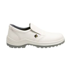 MOCASSIN SECURITE CUIR BLANC S2 REF.X0500