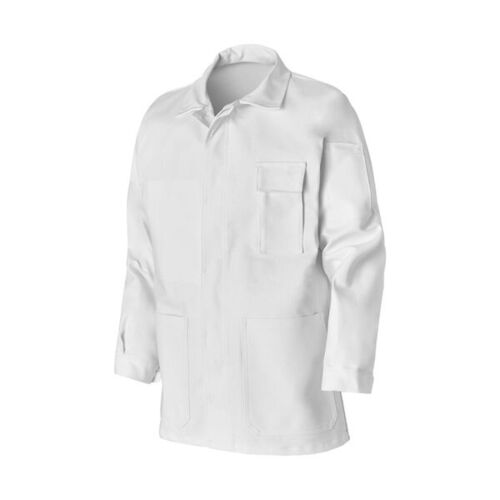 VESTE A BOUTONS NEW PILOTE BLANCHE   320GR 100%COTON REF.NEWPILOTEVE10AS