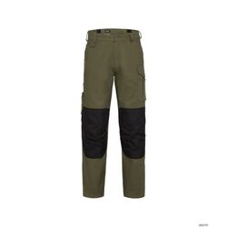 PANT DE TRAVAIL STRETCH ANDO KAKI/NOIR AVEC POCHE GENOUX 265GR