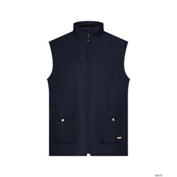 GILET MORRIS COTON/POLY/ELASTOLEFINE 265GR DOUBLURE POLAIRE