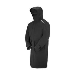 CAPE DE PLUIE NOIR COL MONTANT RIPSTOP 80%POLY 10%PU 10%TPE REF CMH53138