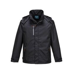 VESTE DE PLUIE CLASSIC 100% POLYESTER 230GR NOIR REF S555